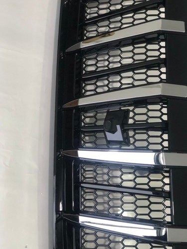 1PCS Black Front Bumper Grille Grill W/Chrome Strip for Hyundai Tucson 2021-2023 - Picture 6 of 7