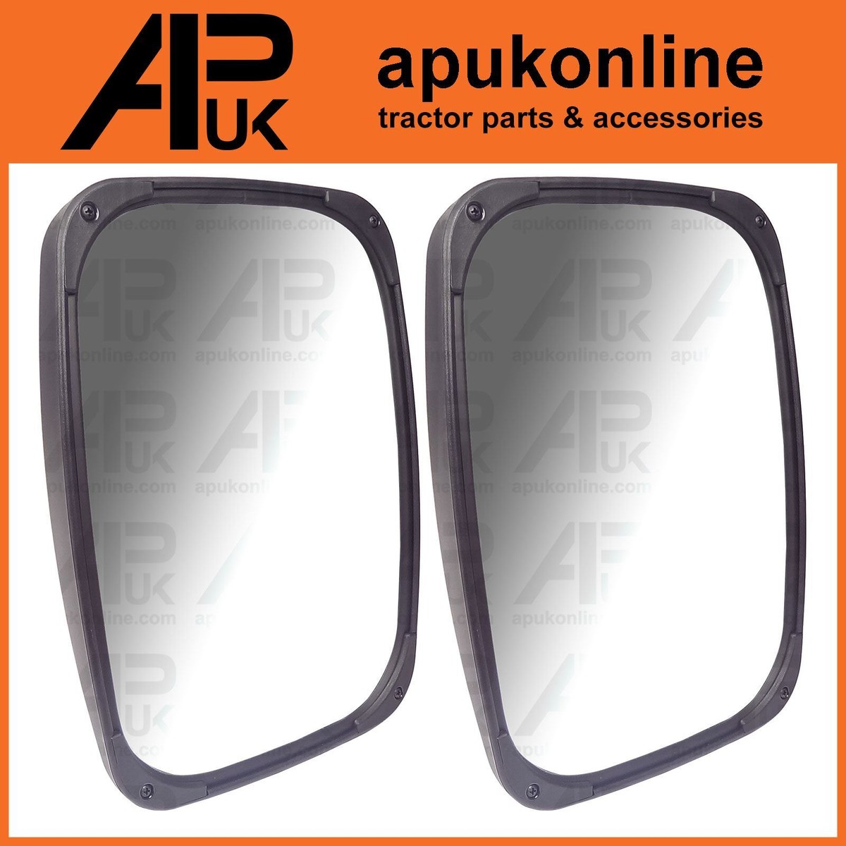 PAIR Genuine Britax Mirror Head 330x240mm for Ford New Holland Case IH Tractor eBay