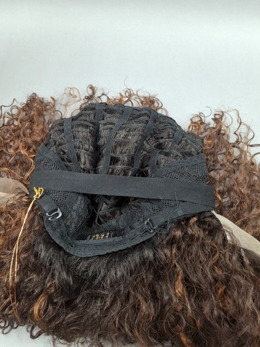 Antonella Wig Dr Chocolate Swirl Long Wavy Melted Hairline Synthetic Lace Front - Picture 7 of 10
