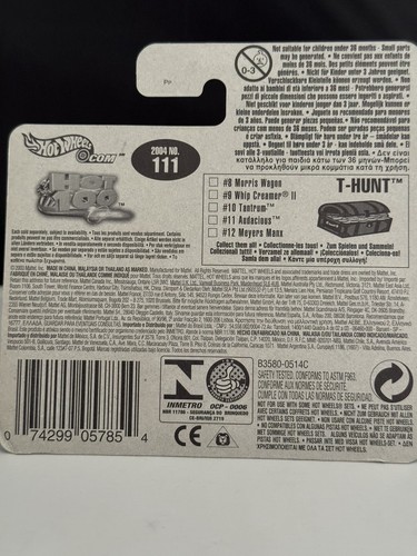 2004 Hot Wheels Treasure Hunts Audacious Short Card Limited Edition #11 Of 12 - Picture 7 of 7