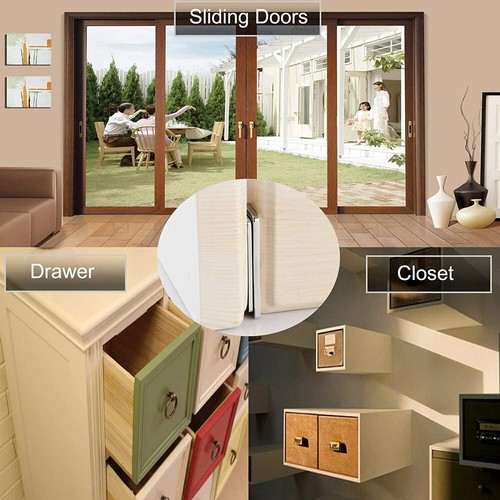 10Sets Magnetic Door Closer Cabinet Catch Latch Ultra Thin Drawer Closures Locks - Picture 8 of 12