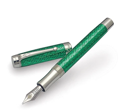 Conway Stewart Duro Serling Silver and Enamel Lime Limited Edition, 2012