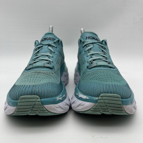 Hoka One One Bondi 7 Women Size 6 D Wide Blue Running Shoes Sneakers - Picture 15 of 17