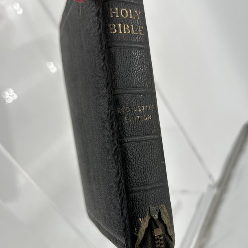 HOLY BIBLE OLD & NEW TESTAMENTS WORLD PUBLISHING ZIPPER CASE UNDATED - Imagen 6 de 21