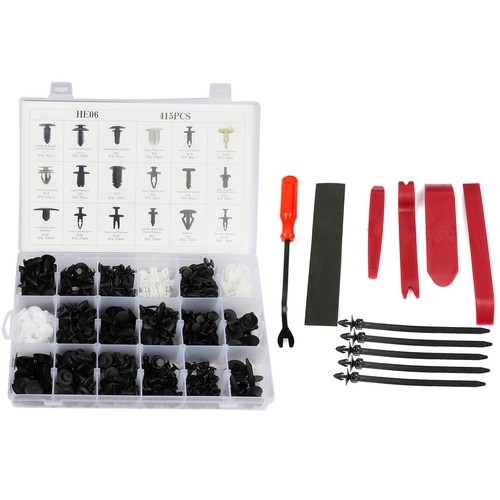 446Pcs Car Retainer Clips Auto Fasteners Push Trim Clips Pin Rivet Bumper Kit - Bild 17 von 24