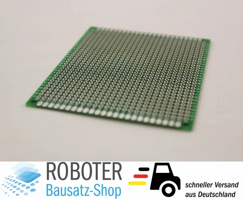 Doppelseitige Lochrasterplatine 9 x 7 cm Prototyping Perf Board Arduino, Atmel