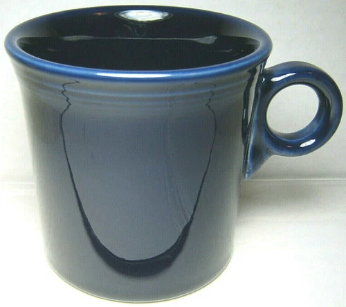 FIESTAWARE O RING HANDLE COBALT BLUE COFFEE CUP MUG HOMER LAUGHLIN HLC - NICE