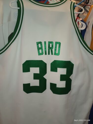 Larry Bird Mitchell Ness 1985-86 Boston Celtics El Salvador Jersey, Size 54 - Picture 3 of 3
