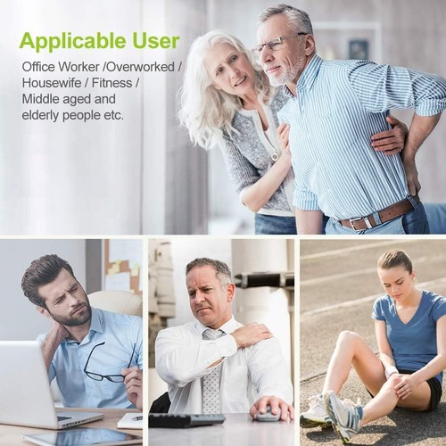 Masajeador muscular pulso estimulación eléctrica decenas unidades máquina terapia alivio del dolor - Imagen 11 de 11