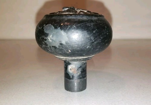 Antiker BPOE Elks Lodge GUSSEISEN Türknauf Türzug 2 1/4" Durchmesser - Bild 6 von 9