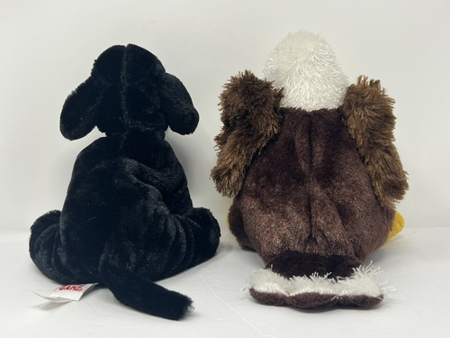 Black Labrador Puppy Dog and Eagle Ganz Webkinz Plush Stuffed Toy Animals Gift " - Picture 10 of 11
