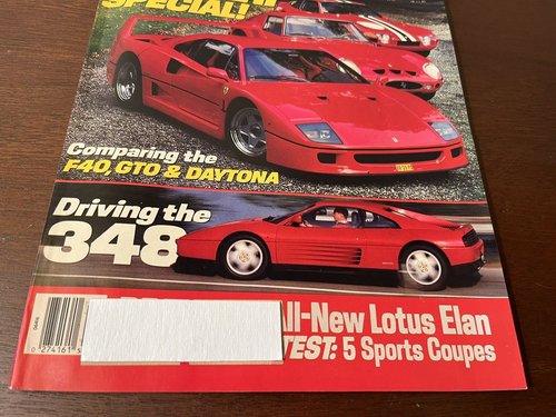 Road & Track January 1990 Ferrari Special! Comparing The F40, GTO, & Daytona - Picture 4 of 16
