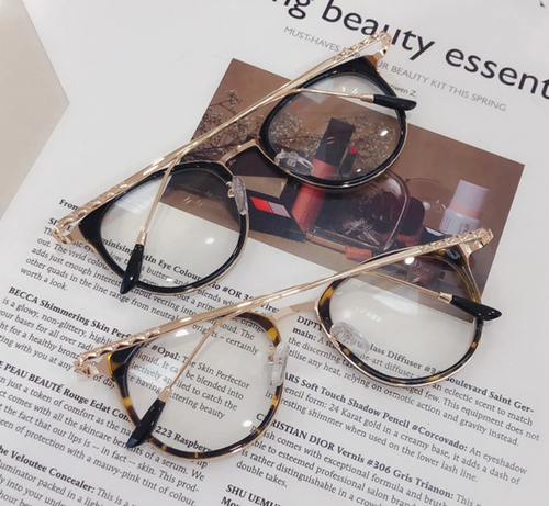 1pc Chic Retro Fashion Eyewear Optical Frames Eyeglass Women Round Men Accessory - Bild 4 von 17
