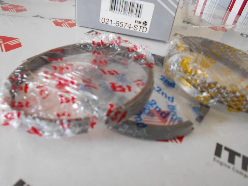 Isuzu Amigo Trooper Axiom Passport Rodeo SLX 6VE1 3.2 y 3.5 Eng. Anillo de pistón Foto 3 de 4