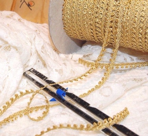 Vintage 5mm Picot loop braid edge lace trim Ginny Dolls - various colors- - Picture 41 of 57