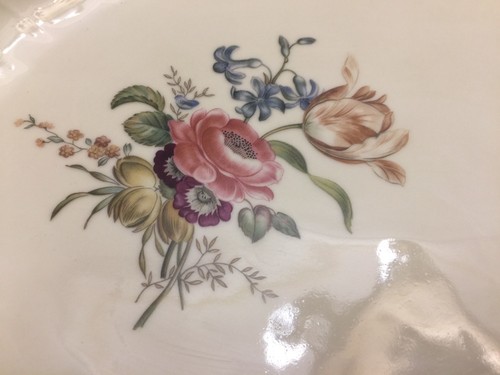 Plato para servir ovalado vintage Royal Copenhagen FRIJSENBORG 910/1623 14"" como nuevo - Imagen 3 de 10
