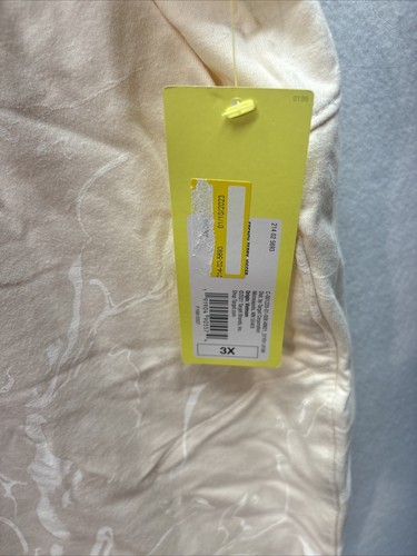 All In Motion Damen-Jogginghose French Terry elfenbeinfarben bedruckt Größe 3X Einzelhandel 24 $ NEU! - Bild 7 von 8