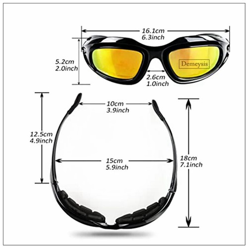 Outdoor UV Protect Sports Hunting Sunglasses Unisex Hiking Tactical Glasses New - Picture 11 of 14