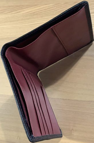 Mercedes-Benz Novelty Leather Cowhide Passport Case Black from japan - Picture 6 of 8