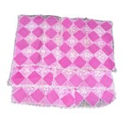 Vintage Cottagecore Victorian Pink w/ Lace Square Pillowcases Set 6 18” Frilly