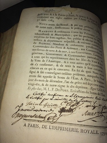 SITUATION DE L’ISLE DE LA MARTINIQUE.RÉVOLUTION. DOC. DE 1790 IMPRIMERIE ROYALE. - Imagen 2 de 2