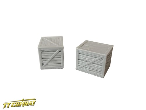 TTSCR-SOV-017 TTCombat - Streets of Venice - Wooden Crates (Carnevale) - Picture 3 of 6