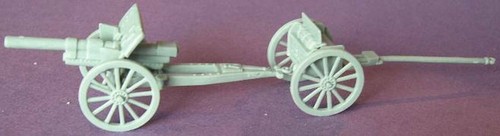 Hut Industrie Erster Weltkrieg Deutsche Artillerie & Besatzung - Maßstab 1/72 Modellbausatz - 8109 -1 Anguss - Bild 4 von 5