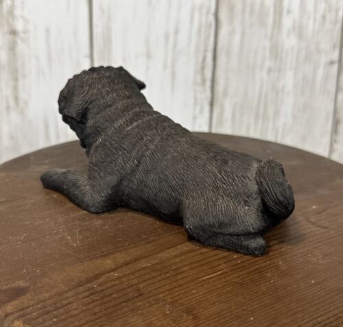 Statuina Carlino dipinta a mano nera - Sandicast - 5 pollici - Foto 4 di 9