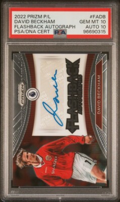David Beckham ベッカム Panini Prizm AUTO 2023-24 Panini Prizm EPL David Beckham Manchester United