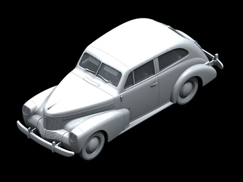 ICM35476 Plastik Modellbausatz Maßstab 1:35 Kapitan 2door Saloon WWII German Staff Car - Bild 16 von 24