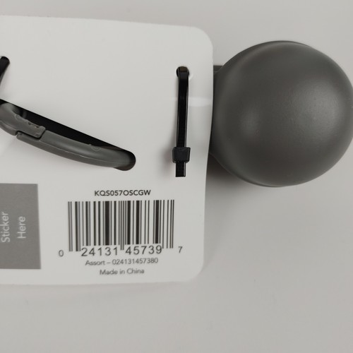 Kitchenaid 5 Measuring Spoons Set Dark Gray KQS057OSCGW Rubber Tips Grip Cups - Picture 3 of 4