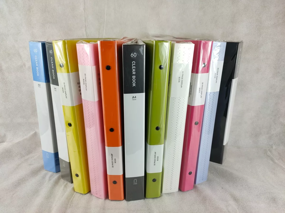 A4 Display Book 20 30 60 80 100 Pockets