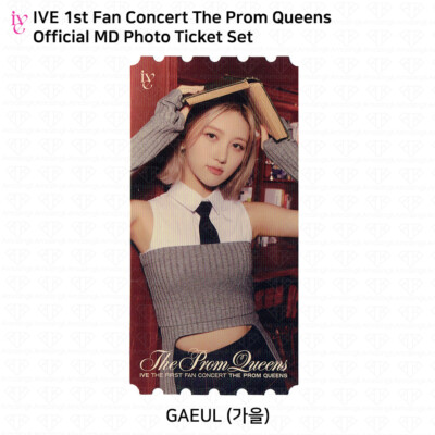 IVE 1st Fan Concert The Prom Queens Official MD Photocard