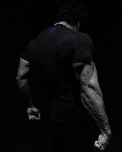 New Breathe Divinity Plus Size Mens Short-Sleeved Tights Sports Fitness T-Shirt - Picture 16 of 21