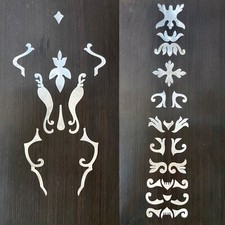 Banjo Inlay Flying Eagle Mother of Pearl Peghead Fingerboard Pre War Style USA