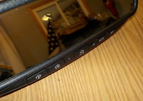Espejo retrovisor interior Nissan Máxima 2005 con Homelink - NZLSTDHL3 negro - Imagen 2 de 4