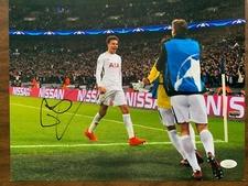 Tottenham Hotspurs Dele Alli Autographed Signed 11x14 Photo JSA COA #1