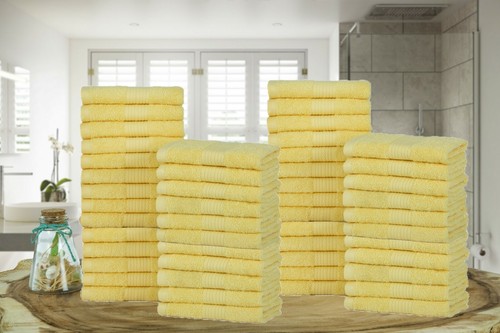 Ample Decor Wash Cloths Pack of 5/10/20/50/200 100% Cotton 12x12 Inches - Picture 31 of 69