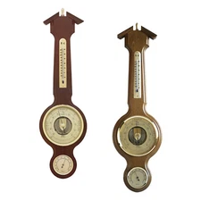 Fischer Weather Station 21" Barometer Thermo-&Hygrometer #4673 - Made in Germany