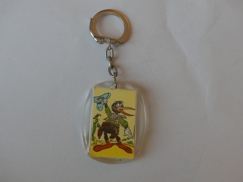 PORTE CLÉ PLASTIQUE BANDES DESSINEES  D.N.I. PARIS KIWI - Picture 1 of 2