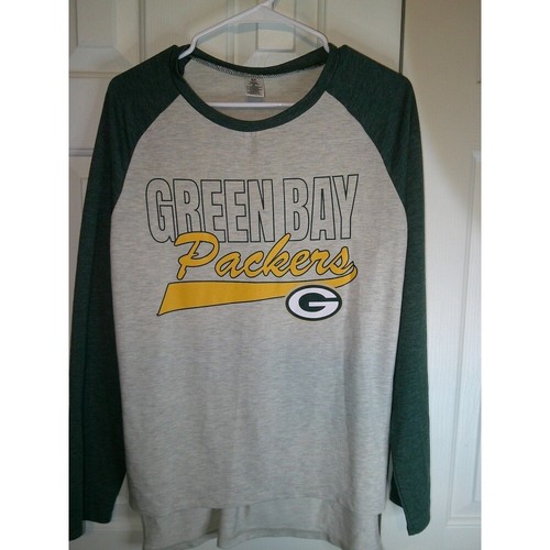 NFL Green Bay Packers Raglan Long Sleeve T-Shirt Football XL