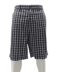 NEW-MEN-039-S-Tommy-Hilfiger-PLAID-NAVY-GREEN-WHITE-COTTON-NOVEMBER-SHORTS-40-W
