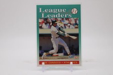 1992 Fleer #688a Jose Canseco