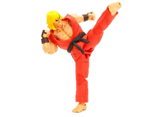 KEN 6" MOVEABLE FIGURE W/ACCESSORIES & ALTERNATES "STREET FIGHTER" BY JADA 34218 - Picture 4 of 13