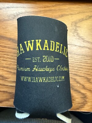 Hawkadelic Premium Hawkeye Clothing (Iowa Hawkeyes) Koozie