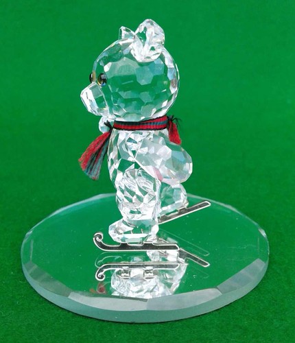 SWAROVSKI SILVER CRYSTAL - KRIS BEAR ON SKATES - 193011 - BOXED. - Picture 4 of 12
