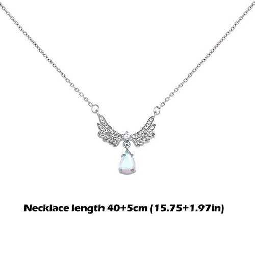 Set collana 4 pezzi stile personalità semplice carino U9Z3 - Foto 19 di 19