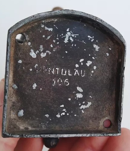 ANTIGUO Y MUY ARGENTINO SACAPUNTAS DE HIERRO PATENTE 86815 MODELO #6 - Imagen 5 de 10