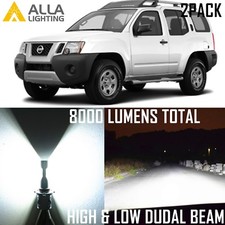 Alla Lighting LED Headlight 9007 High & Low Beam Bulb Lamp Xenon White forNissan