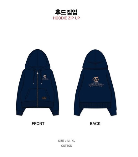 TWICE 'ONCE BEGINS' T Shirt and Hoodie XL | TWICE Fanmeeting 2017 | Size XL Only - Picture 2 of 9